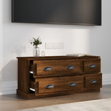 vidaXL Meuble TV gris béton 100x35,5x45 cm bois d'ingénierie