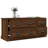 vidaXL Meuble TV gris béton 100x35,5x45 cm bois d'ingénierie