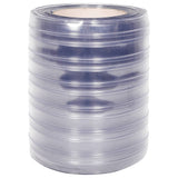 vidaXL Rideau de porte transparent 300 mmx2,6 mm 25 m PVC