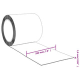 vidaXL Rideau de porte rouge 200 mmx1,6 mm 25 m PVC