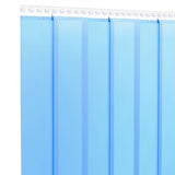 vidaXL Rideau de porte bleu 200 mmx1,6 mm 10 m PVC