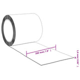 vidaXL Rideau de porte bleu 200 mmx1,6 mm 10 m PVC