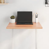 vidaXL Dessus de table bois chêne massif traité bordure assortie