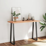 vidaXL Dessus de table bois massif traité bordure assortie