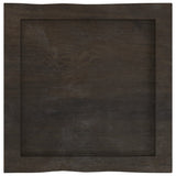 vidaXL Dessus de table bois massif traité bordure assortie