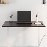 vidaXL Dessus de table bois chêne massif traité bordure assortie