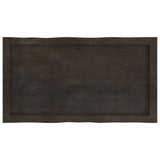 vidaXL Dessus de table bois massif traité bordure assortie