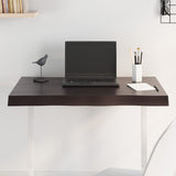 vidaXL Dessus de table bois massif traité bordure assortie