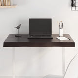 vidaXL Dessus de table bois massif traité bordure assortie