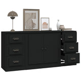vidaXL Buffets 3 pcs Chêne sonoma Bois d'ingénierie