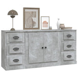 vidaXL Buffets 3 pcs Chêne sonoma Bois d'ingénierie