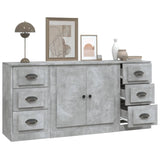vidaXL Buffets 3 pcs Chêne sonoma Bois d'ingénierie