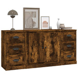 vidaXL Buffets 3 pcs Chêne sonoma Bois d'ingénierie