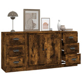 vidaXL Buffets 3 pcs Chêne sonoma Bois d'ingénierie