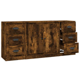 vidaXL Buffets 3 pcs Chêne sonoma Bois d'ingénierie