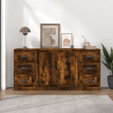 vidaXL Buffets 3 pcs Chêne sonoma Bois d'ingénierie