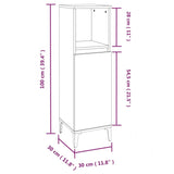 vidaXL Ensemble de meubles salle de bain 3 pcs noir bois d'ingénierie