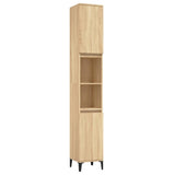vidaXL Ensemble de meubles salle de bain 3 pcs noir bois d'ingénierie