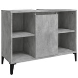 vidaXL Ensemble de meubles salle de bain 3 pcs noir bois d'ingénierie