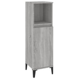 vidaXL Ensemble de meubles salle de bain 3 pcs noir bois d'ingénierie