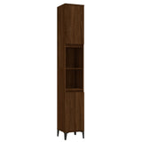 vidaXL Ensemble de meubles salle de bain 3 pcs noir bois d'ingénierie