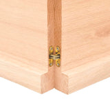 vidaXL Dessus de table 120x40x(2-4) cm bois de chêne massif non traité