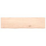 vidaXL Dessus de table 160x40x(2-4) cm bois de chêne massif non traité