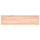 vidaXL Dessus de table 160x40x(2-4) cm bois de chêne massif non traité