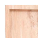 vidaXL Dessus de table 160x40x(2-4) cm bois de chêne massif non traité