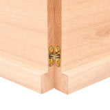 vidaXL Dessus de table 160x40x(2-4) cm bois de chêne massif non traité
