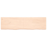 vidaXL Dessus de table 180x50x(2-6) cm bois de chêne massif non traité