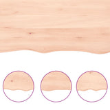 vidaXL Dessus de table 180x50x(2-6) cm bois de chêne massif non traité