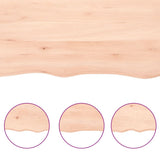 vidaXL Dessus de table 200x50x(2-4) cm bois de chêne massif non traité