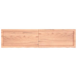 vidaXL Dessus de table marron clair bois chêne massif traité