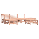 vidaXL Salon de jardin 6 pcs avec coussins bois massif Douglas