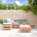 vidaXL Salon de jardin 6 pcs avec coussins bois massif Douglas