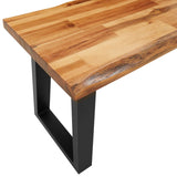 vidaXL Ensemble à manger 3 pcs avec bord vivant bois massif d'acacia