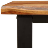 vidaXL Ensemble à manger 3 pcs avec bord vivant bois massif d'acacia