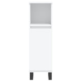 vidaXL Ensemble d'armoires salle de bain 3 pcs blanc bois d'ingénierie