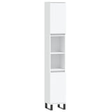 vidaXL Ensemble d'armoires salle de bain 3 pcs blanc bois d'ingénierie