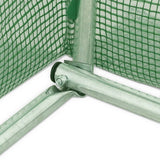 vidaXL Serre avec cadre en acier vert 64 m² 16x4x2 m