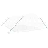 vidaXL Serre avec cadre en acier blanc 24 m² 6x4x2 m