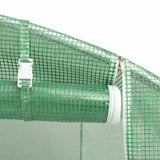 vidaXL Serre avec cadre en acier vert 110 m² 22x5x2,3 m