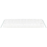 vidaXL Serre avec cadre en acier blanc 72 m² 12x6x2,85 m