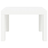 vidaXL Table de jardin blanc 59x47x40 cm PP