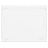 vidaXL Table de jardin blanc 59x47x40 cm PP
