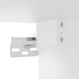 vidaXL Meubles TV muraux 2 pcs noir 57x34,5x40 cm