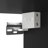 vidaXL Meubles TV muraux 2 pcs noir 57x34,5x40 cm