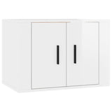 vidaXL Meubles TV muraux 2 pcs noir 57x34,5x40 cm