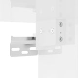 vidaXL Meubles TV muraux 2 pcs noir 57x34,5x40 cm